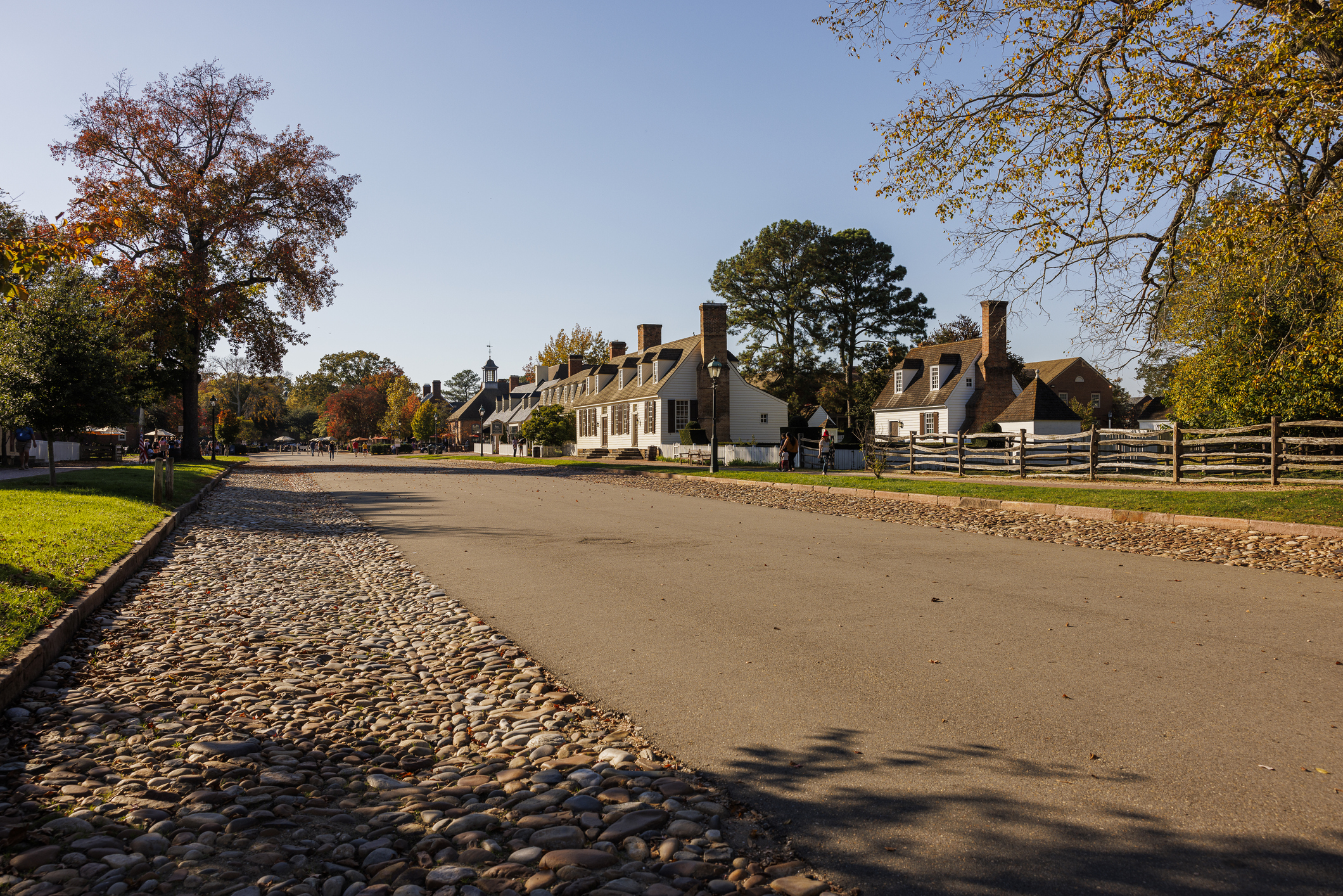 Hampton, Virginia courthouse with colonial architecture