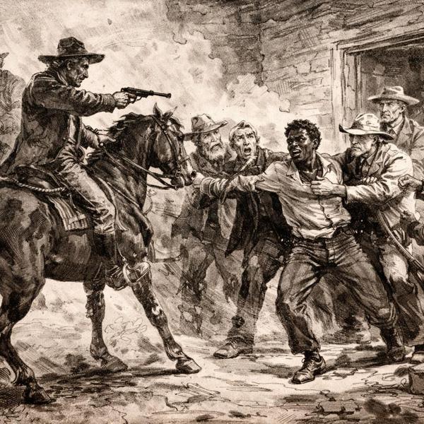 Historical illustration of the Underground Railroad and Northern resistance